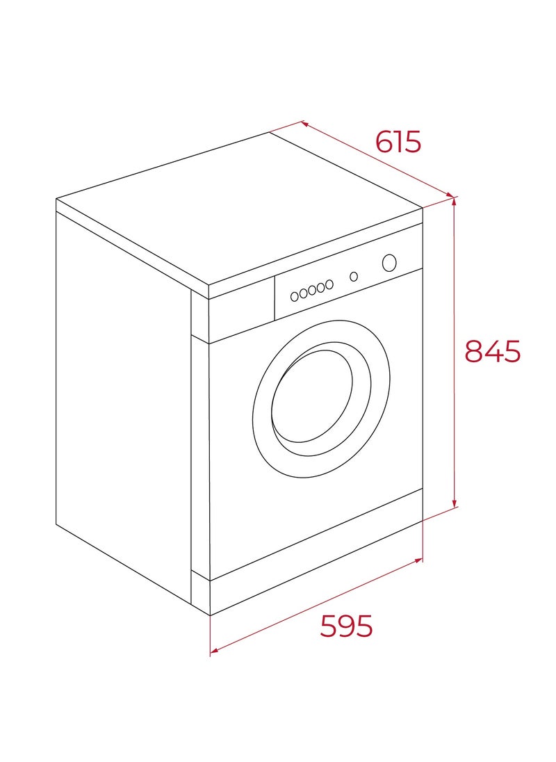 TEKA - Free Standing Condenser Dryer 14 Programs, 8 KG Drying Capacity, 4 Power Levels & Anti-Crease Program SCK 70820 - Image 1