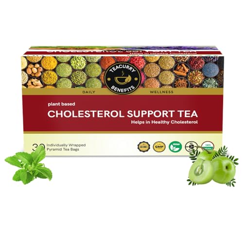 TEACURRY Cholesterol Support Green Tea(1 Month Pack, 30 Tea Bags) Helps With Cholesterol-All Natural Tea For Body Wellness,100 Grams - Image 1