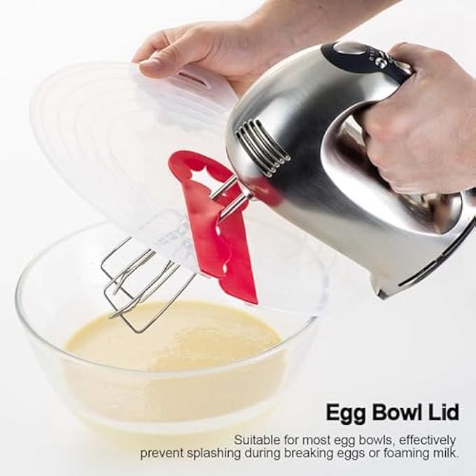 فديت غطاء سيليكون مقاوم للرذاذ لوعاء الخلط للخبز وأدوات المطبخ - Image 3