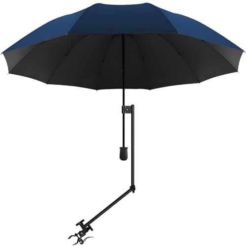 XLINGZA UPF 50 Beach Umbrella with Adjustable Universal Clamp - Image 1