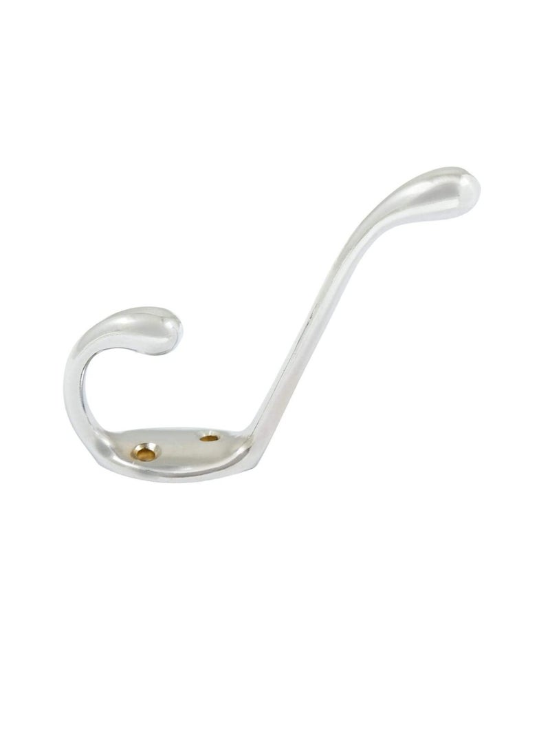 ROBUSTLINE Robustline Metal Wall Hooks For Hanging Strong, Wall Hook For Hanging Plant Bracket, Hanger For Wall, Wall Hook Hangers For Bedroom, Kitchen N Bathroom Hangings- (Silver Color), (6 Cm)  - Image 1