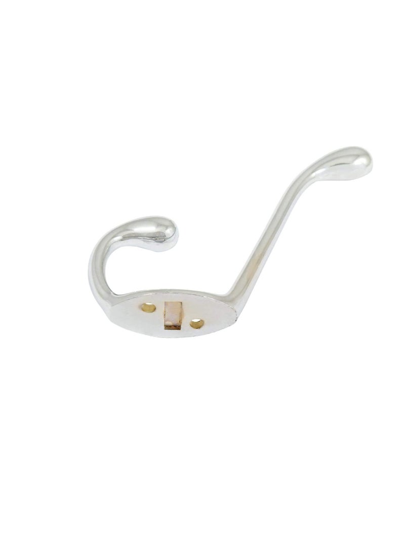 ROBUSTLINE Robustline Metal Wall Hooks For Hanging Strong, Wall Hook For Hanging Plant Bracket, Hanger For Wall, Wall Hook Hangers For Bedroom, Kitchen N Bathroom Hangings- (Silver Color), (6 Cm)  - Image 3