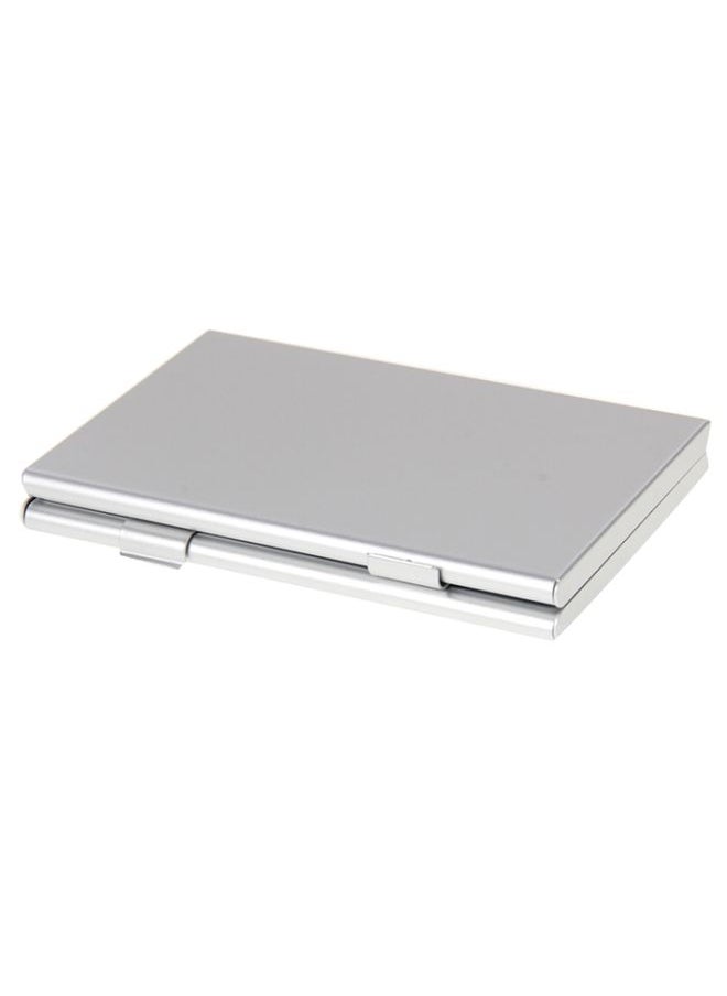 BURAQ 2x 3 in 1 Memory Card Protective Case Box for SD Card, Size: 93mm (L) x 62mm (W) x 10mm (H)(Silver)  - Image 2