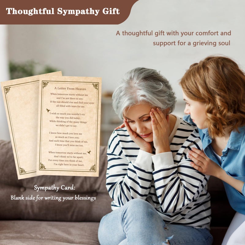 Doopeer Sympathy Gifts for Loss of Mom, 32" Memorial Wind Chimes for Loss of Mother, Windchimes, Condolence Bereavement Gifts in Memory of Mom (Bronze) - Image 3