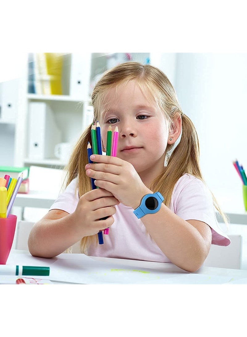 Wristband for Airtag Kids Silicone Bracelet 5 Pack Watch Band Toddler Baby Children Elder Colorful Waterproof - Image 3