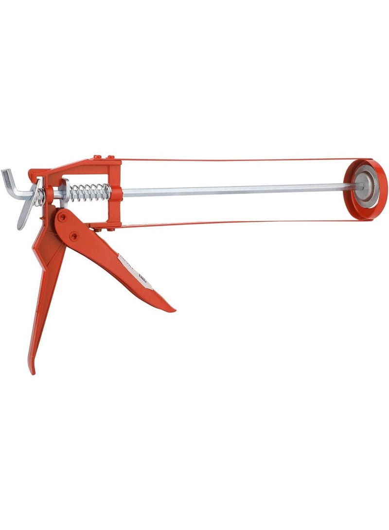 A strong and durable orange silicone glue gun with a comfortable grip and practical, easy-to-use design for precise adhesive application. - Image 2