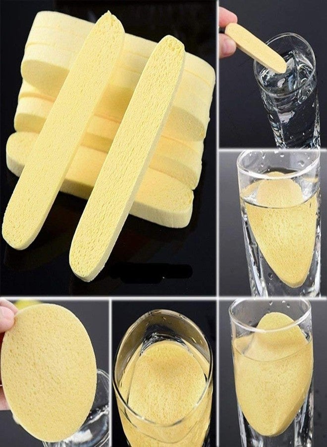 Twenty4x7 Facial Cleaning Wash Puff Sponge 12 Stick Face Cleansing Pad Soft,Yellow Pack Of 1 - Image 1
