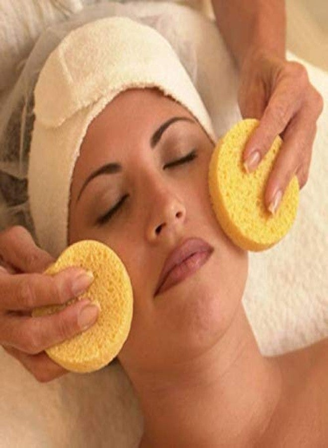 Twenty4x7 Facial Cleaning Wash Puff Sponge 12 Stick Face Cleansing Pad Soft,Yellow Pack Of 1 - Image 3