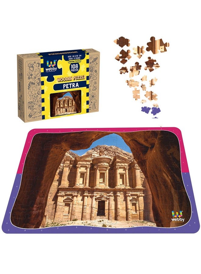 Webby Petra Wooden Jigsaw Puzzle, 108 Pieces - Image 1