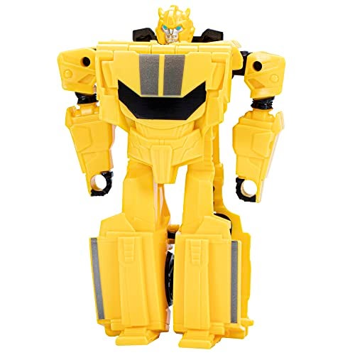 TRANSFORMERS ألعاب ترانسفورمرز إيرث سبارك 1 خطوة تغيير بامبلبي 4 إنش شخصية عمل روبوت للأطفال من عمر 6 سنوات وما فوق - Image 1