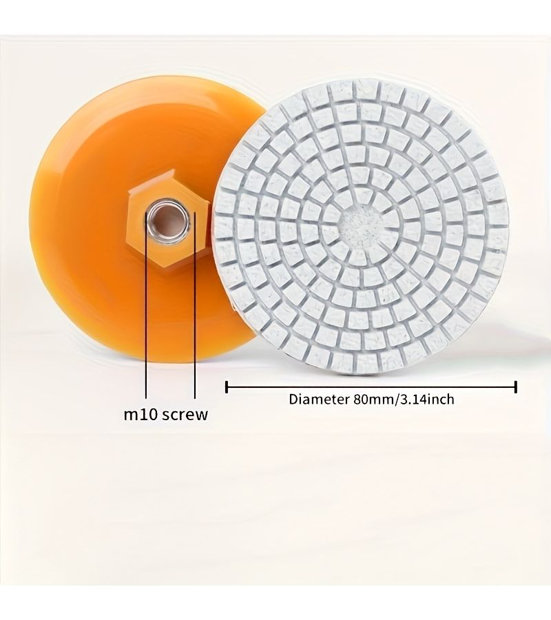 2pcs 3 In 1 Diamond Grinding Wheel For Tile Angle Polishing - Image 2
