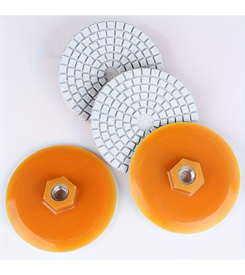 2pcs 3 In 1 Diamond Grinding Wheel For Tile Angle Polishing - Image 1