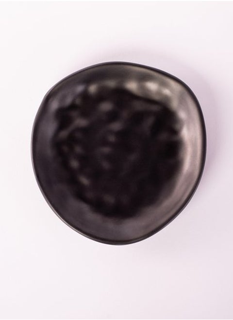 Melamine Matt Side Plate 
Set of 6 (16cm) Black