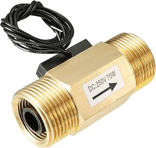 uxcell uxcell G3/4 Hall Effect Liquid Water Flow Sensor Switch Flow Meter Counter Meter 2.5-30L/min SEN-CL43W6  - Image 1
