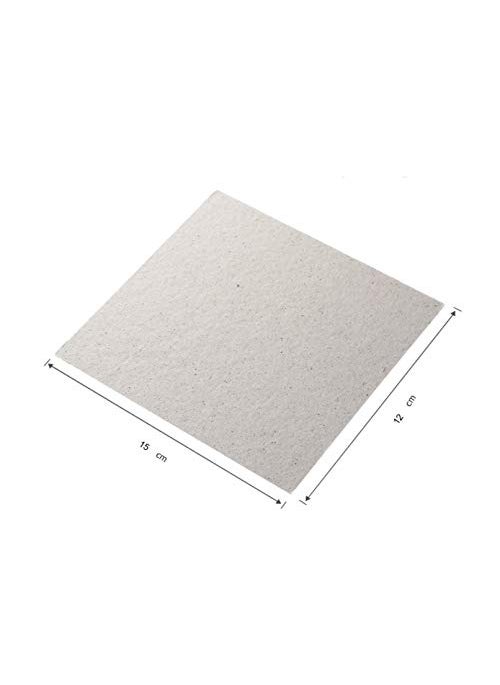 AMAZOR AMAZOR Mica Sheet 13x13cm 1 PcsSet Clear Microwave Safe Square 13 inches 1 pound Microwave Part  - Image 2