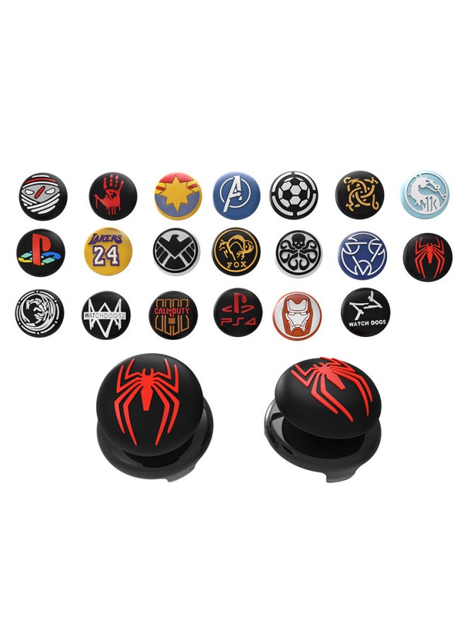 Generic PS4 Rocker Cap XBOX PS5 Rocker Cap Gaming Luminous Silicone Cap Two-color Gaming Universal Handle Button Cap-Product Color:For Ps45-kf038  - Image 4