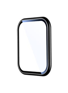 Applicable For Apple Watch 10/9 Frame Tempered Glass Film Apple Watch Protective Film IWatch Curved Mask-Color:2# Black Curved Mask Packaging Film Artifact-Dimensions:45mm