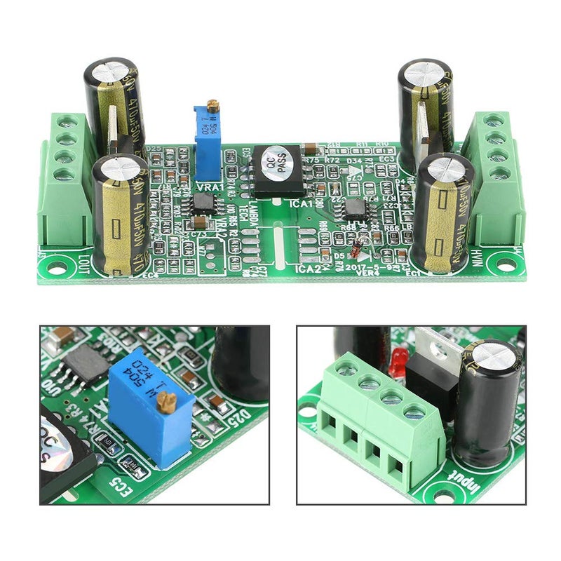 وحدة عزل إشارة جهد تناظري من 0-10V S - 10V10V، قناة واحدة لأجهزة PLC وMCU، مع مقياس جهد، تتطلب مصدر طاقة مزدوج DC 12-32V - Image 4