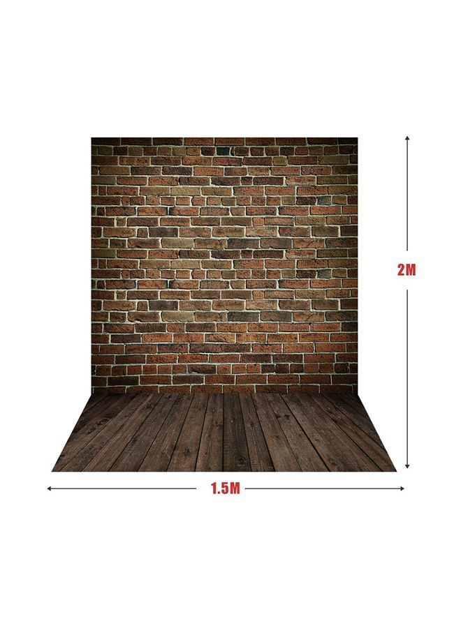 NIBEMINENT Classic Fashion Wooden Floor Photography Background Brown  - Image 3