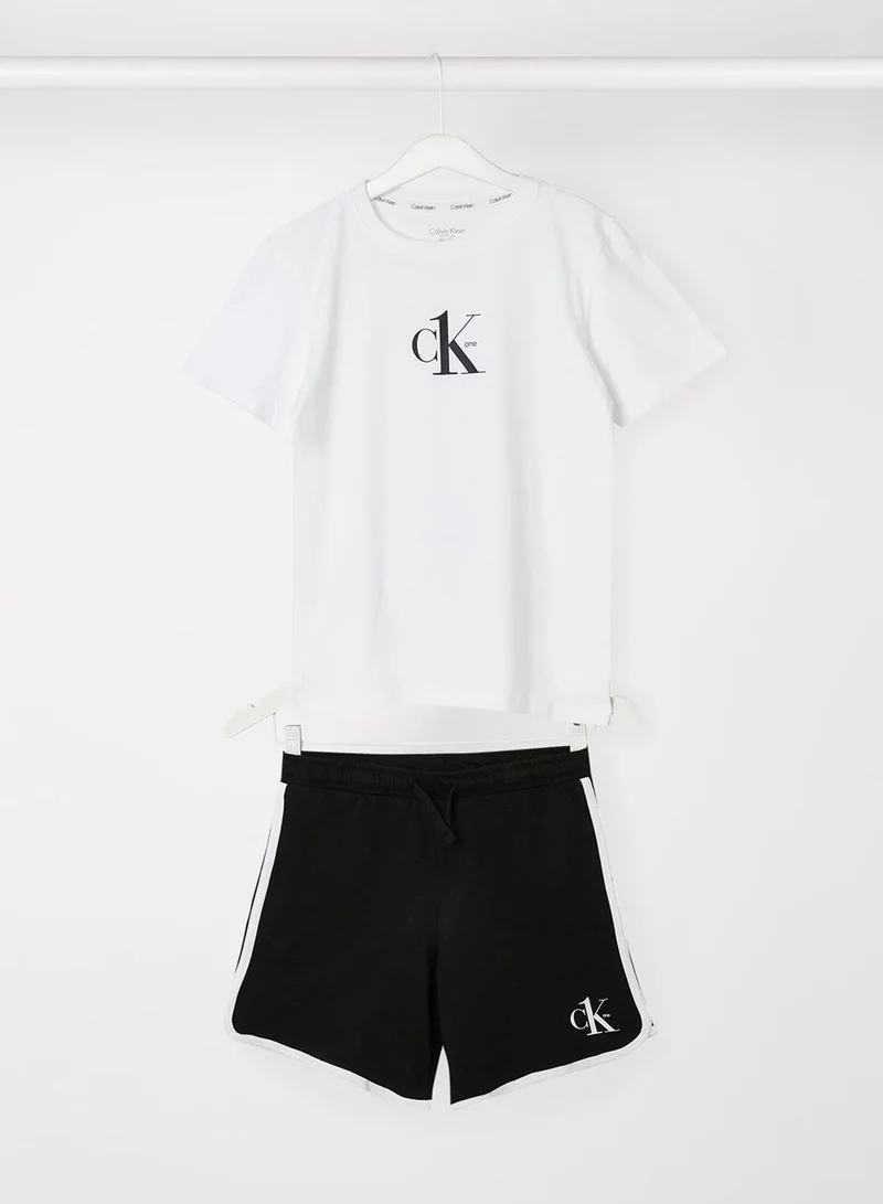 CALVIN KLEIN Youth Logo Print Pyjama Set