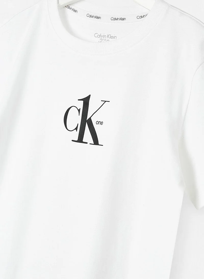 CALVIN KLEIN Youth Logo Print Pyjama Set