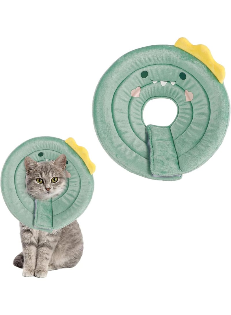 SOLARAE Cat Cone Collar Soft, Adjustable Cat Recovery Collar, Cat Cones After Surgery for Kittens, Pet Protective Elizabethan Collar After Surgery for Kittens Puppies Small Dogs - Image 3