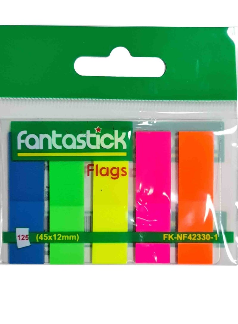 فانتاستيك مؤشر الفيلم 45×12 مم 25×5 ورقة متعدد الألوان - Image 1