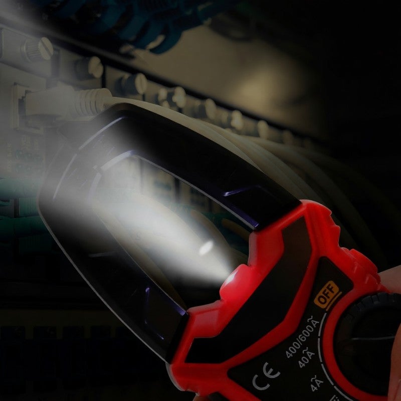 MAYILON Digital Clamp Meter High Precisions AC/DC Voltage AC Current Resistance Diode Test Continuity Multimeter Voltmeter Ammeter Blacklight Function HT206D - Image 5