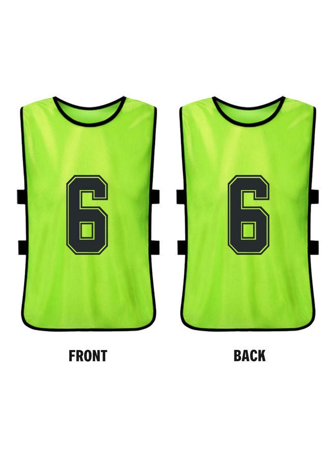 Y&D Sports Pinnies Numbered Practice Vest Pennies For Soccer Basketball Jersey Bibs,Set Of 12 Youth Adults Team  - Image 3
