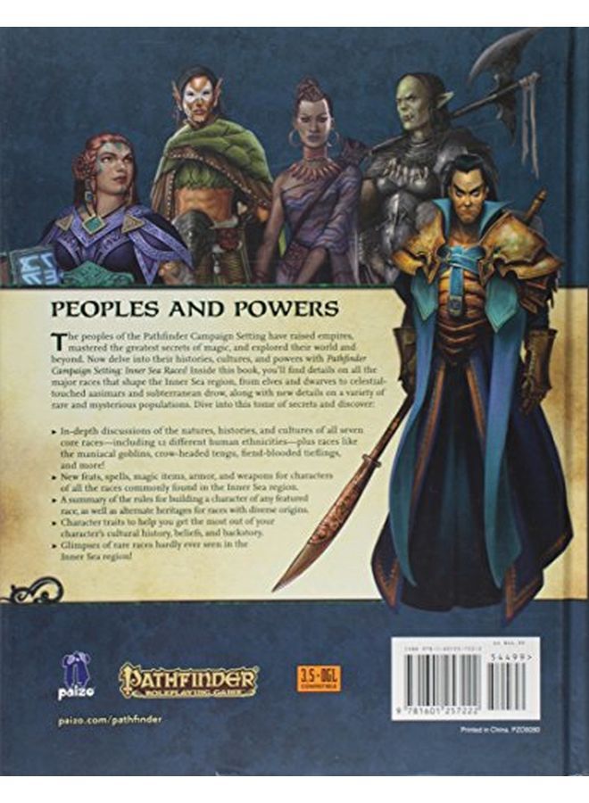 Paizo Pathfinder Campaign Setting Inner Sea Races - Image 2