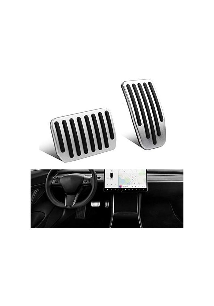 Wivplex Aluminum Alloy Foot Pedal Set for Tesla Model 3 Y - Image 2