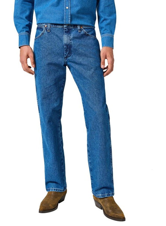 Wrangler Men's 13MWZ Cowboy Cut Original Fit Jean, Stonewashed, 36W x 32L - Image 1