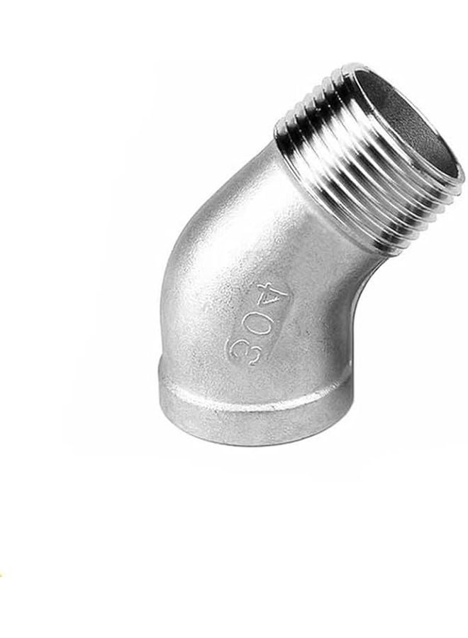 3 4 بوصة 45 درجة كوع ملولب ذكر موصل أنثى تركيب أنابيب من الفولاذ المقاوم للصدأ - Image 2