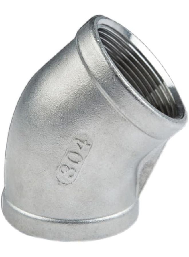 3 4 بوصة 45 درجة كوع ملولب ذكر موصل أنثى تركيب أنابيب من الفولاذ المقاوم للصدأ - Image 4