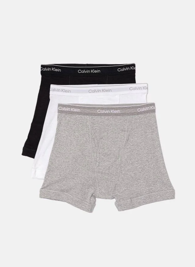 CALVIN KLEIN 3 Pack Logo Trunks