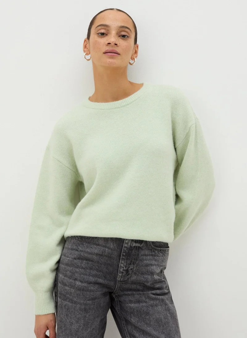 Matalan Green Crew Neck Knitted Jumper
