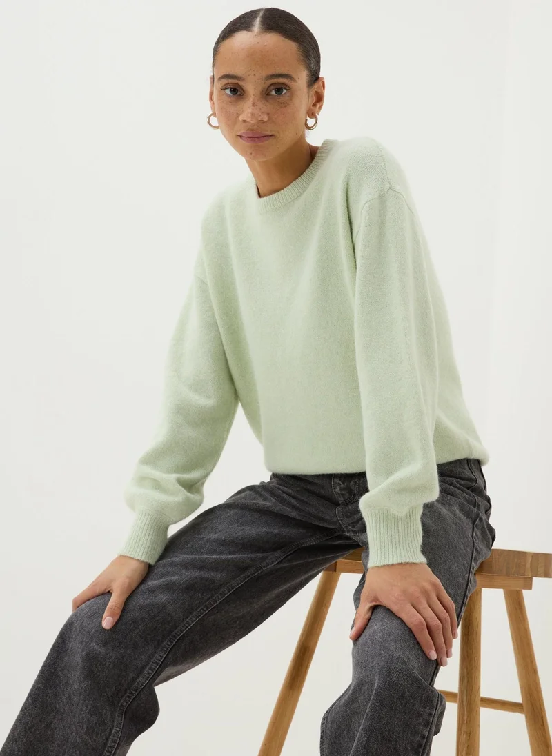 Matalan Green Crew Neck Knitted Jumper