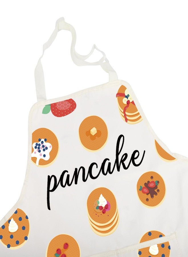 BNQL Pancake Apron Pancake Chef Apron Pancake Gift Pancake Lover Gift Pancake Baking Gardening Apron Cake Apron with Pockets - Image 3