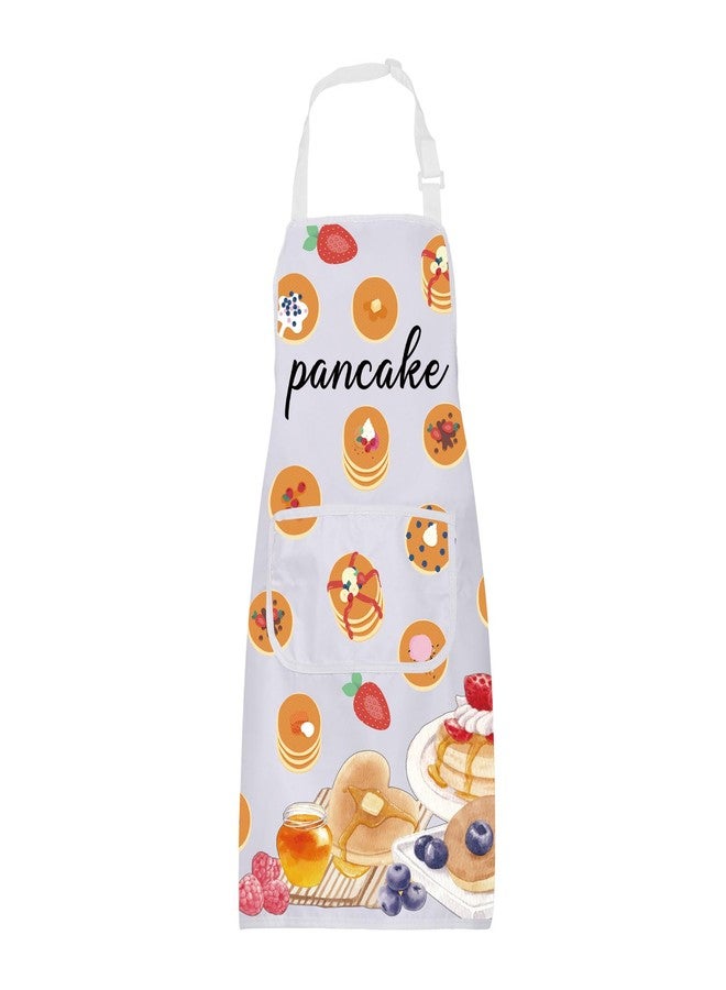 BNQL Pancake Apron Pancake Chef Apron Pancake Gift Pancake Lover Gift Pancake Baking Gardening Apron Cake Apron with Pockets - Image 1