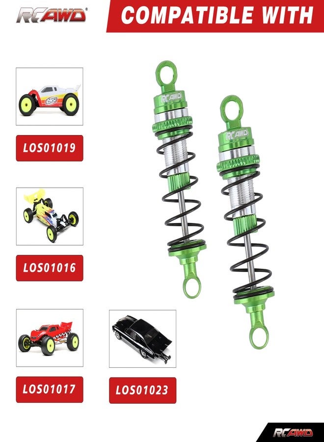RCAWD Alloy Front Rear Shock for Losi 1/16 Mini-B 1/18 Mini-T Shocks Series Upgrades Part Green - Image 2