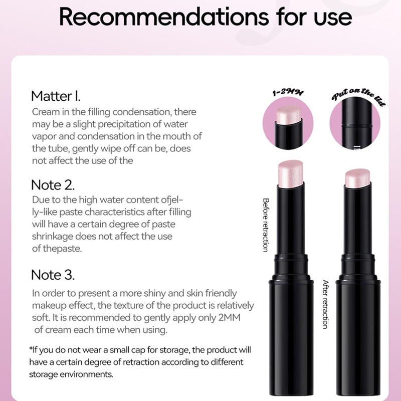 Eyeshadow Pencil | Jelly Shimmer Crayon | Eye Highlighter Stick - for School Party Night Out Date Wedding Travel Vacation Stage Work Casual - Image 4