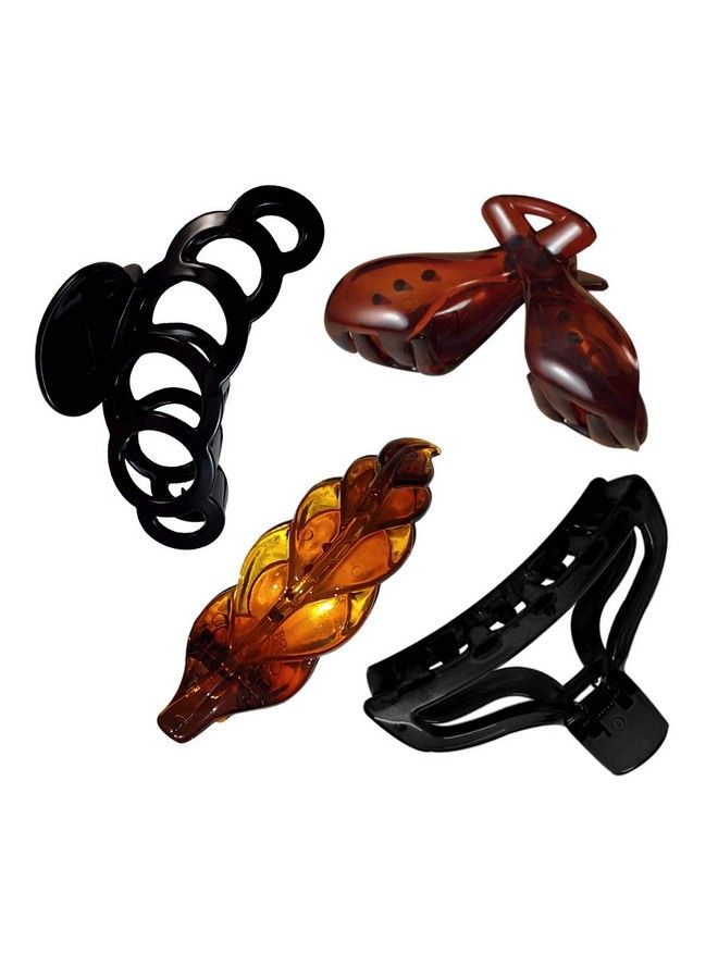 Nat Hair Clips For Women Big Size Pack Of 2 (Claw04) - Image 1