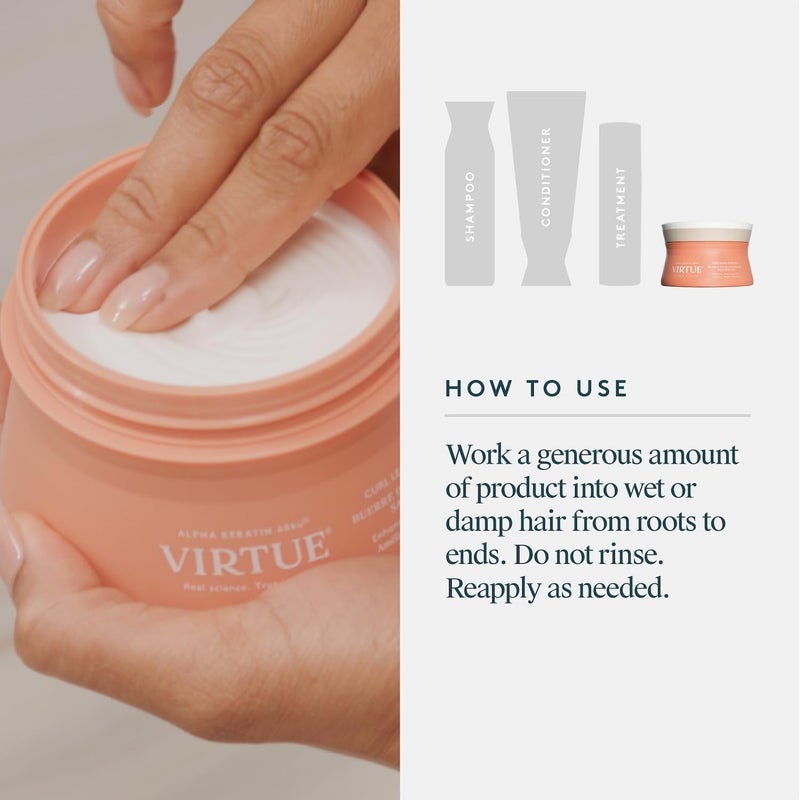 VIRTUE علاج الشعر بالزبدة المتركزة من VIRTUE Curl Leave-In - Image 5