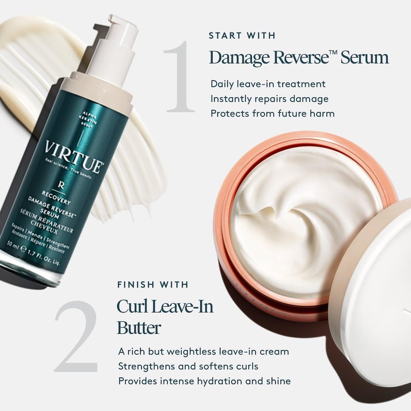 VIRTUE علاج الشعر بالزبدة المتركزة من VIRTUE Curl Leave-In - Image 3