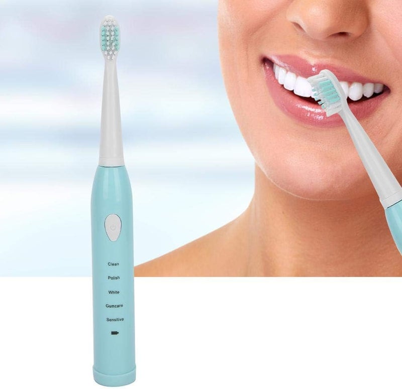 klarako Electric Toothbrushes for Adults, Ipx7 Waterproof Electric Sonic Toothbrush Electric Toothbrush Electric Sonic Toothbrushes Power for Sonic Whitening Sonic Toothbrush(Blue) - Image 2