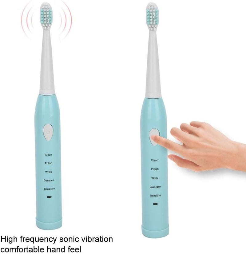 klarako Electric Toothbrushes for Adults, Ipx7 Waterproof Electric Sonic Toothbrush Electric Toothbrush Electric Sonic Toothbrushes Power for Sonic Whitening Sonic Toothbrush(Blue) - Image 5