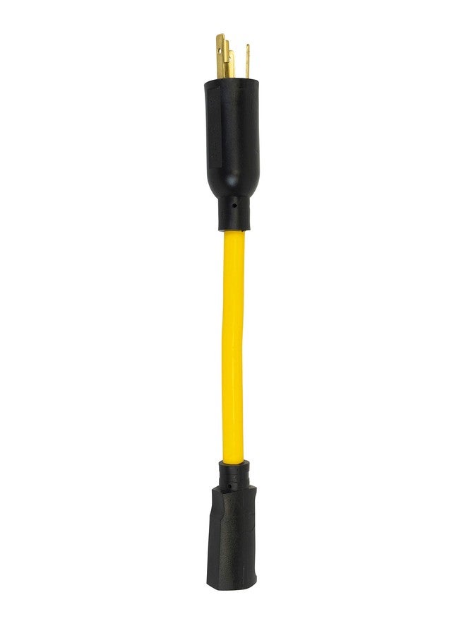 Coleman Cable Generator Cord Adapter From L5-20P To 5-15R (9 Inch, 12/3 gauge) - Image 2