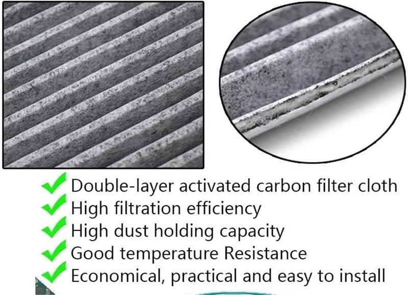 DEMULAX Activated Carbon Cabin Air Filter for Ford and Lincoln - Image 4