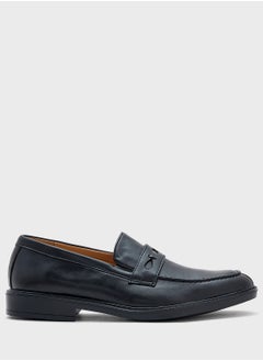 Robert Wood Saddle Detail Formal Loafers  - Image 1