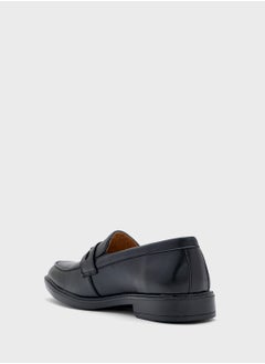 Robert Wood Saddle Detail Formal Loafers  - Image 2